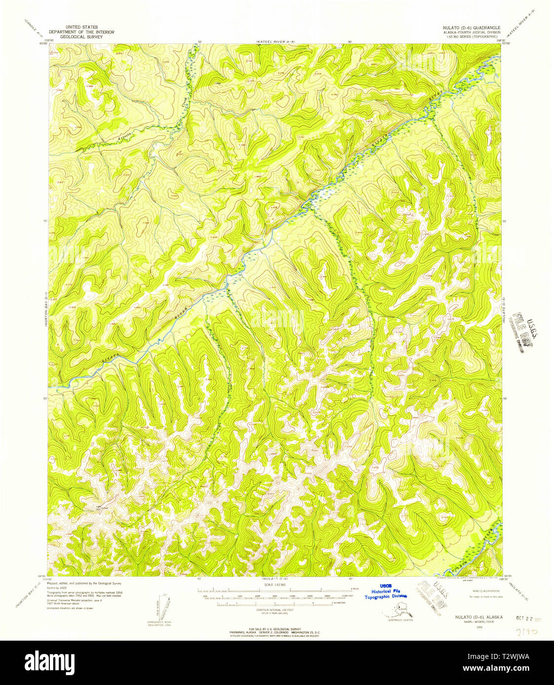 Nulato alaska map hires stock photography and images Alamy