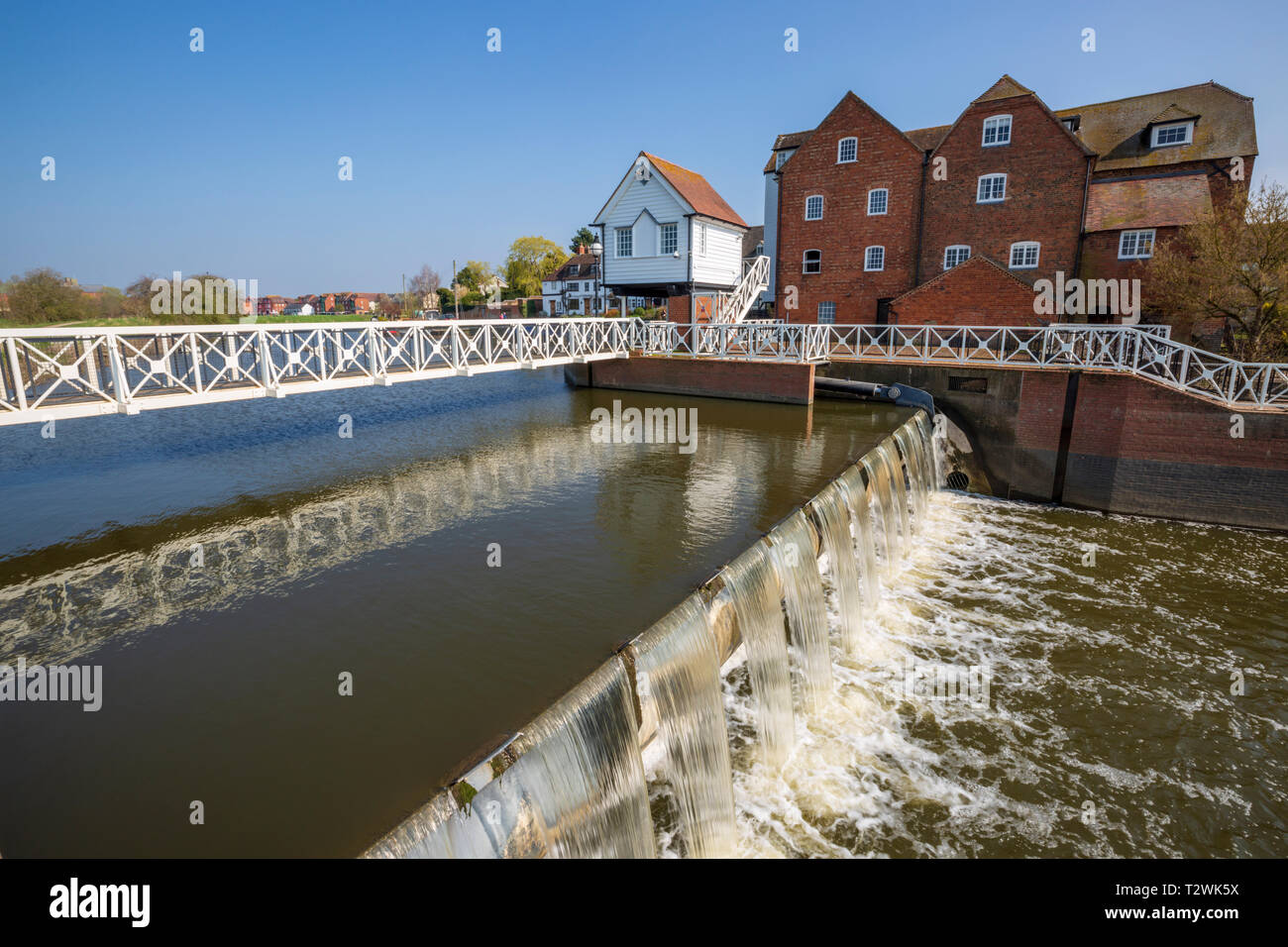 The Abbey Mill at Tewkesbury, Gloucestershire, England Stock Photo
