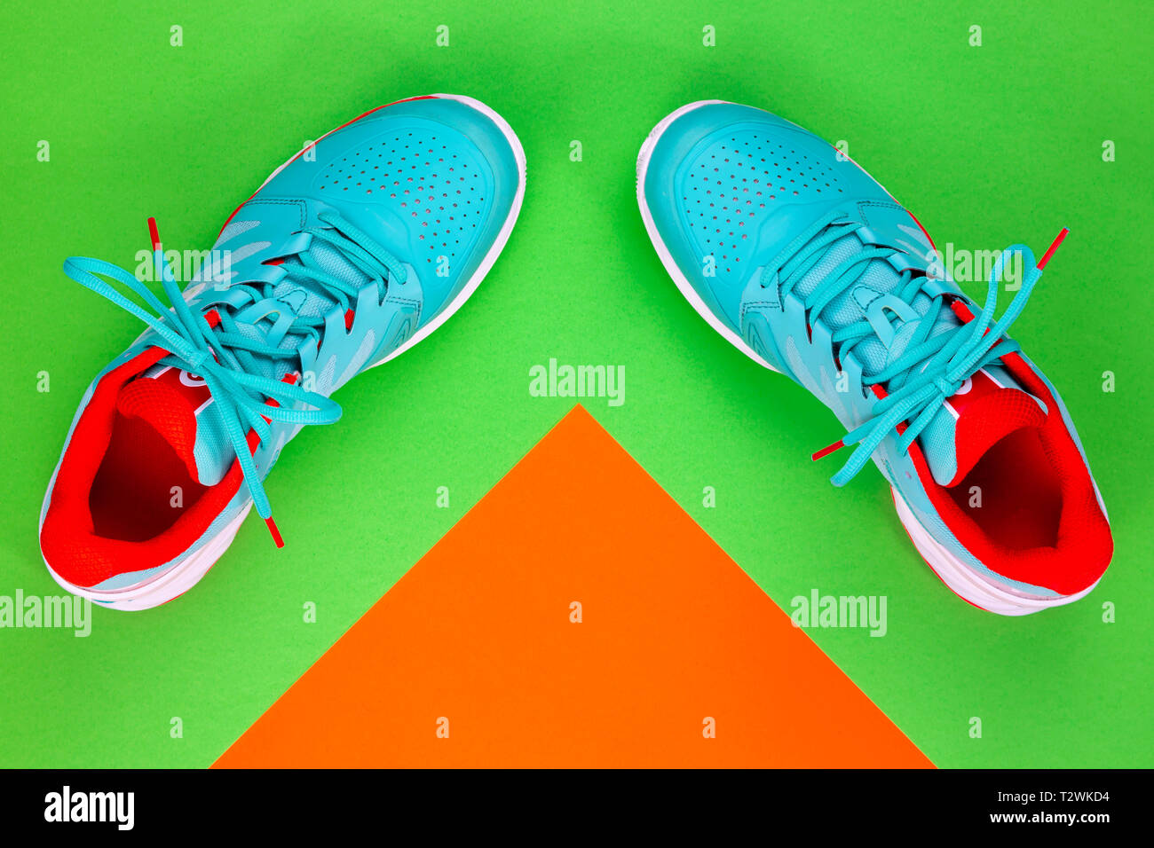 Training shoes from above hi-res stock photography and images Alamy