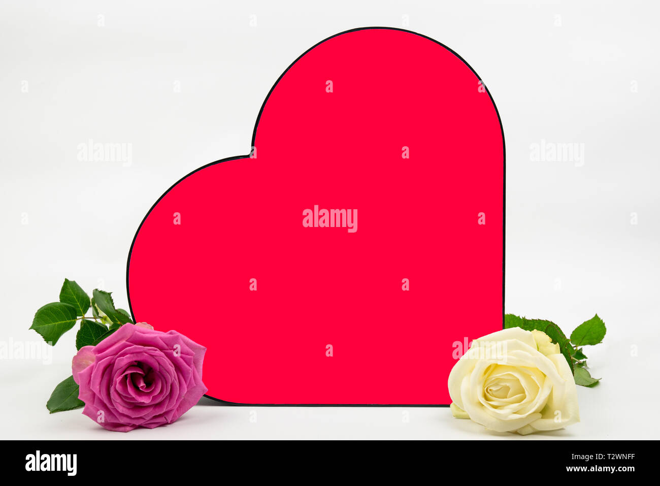Love romance border roses illustration hi-res stock photography and images  - Alamy