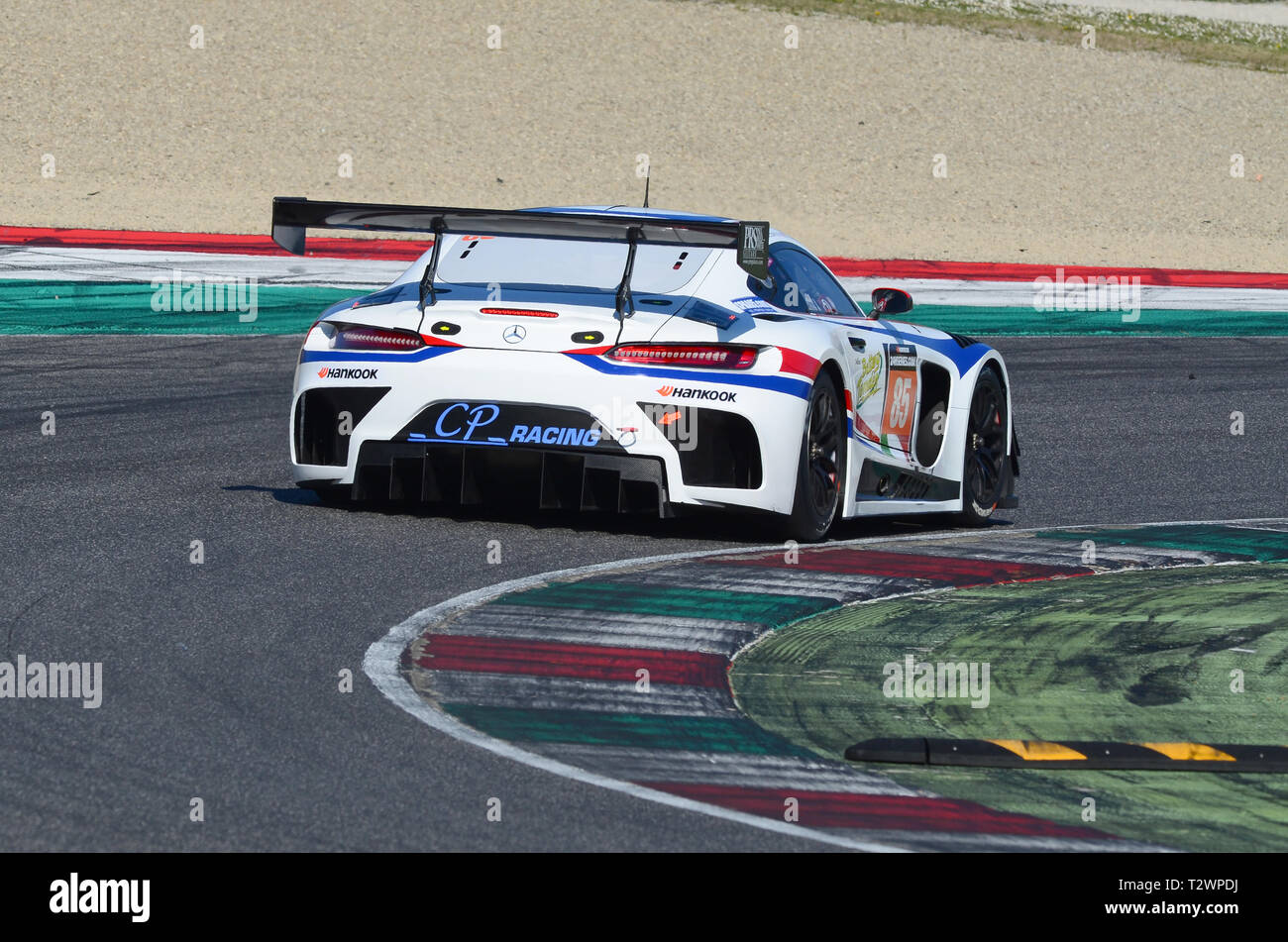 Italy - 29 March, 2019: Mercedes-AMG GT3 of CP Racing United States ...
