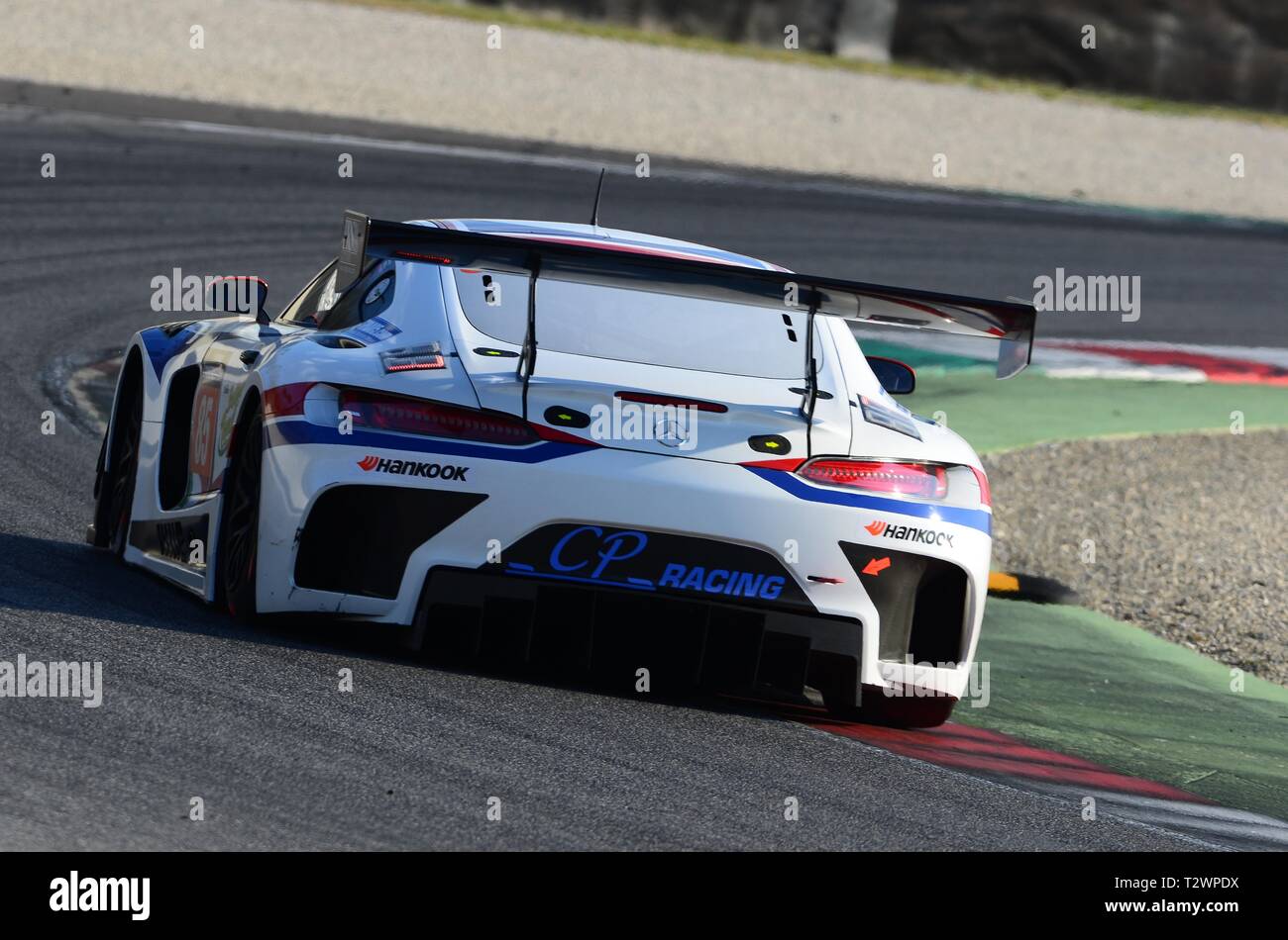 Italy - 29 March, 2019: Mercedes-AMG GT3 of CP Racing United States ...