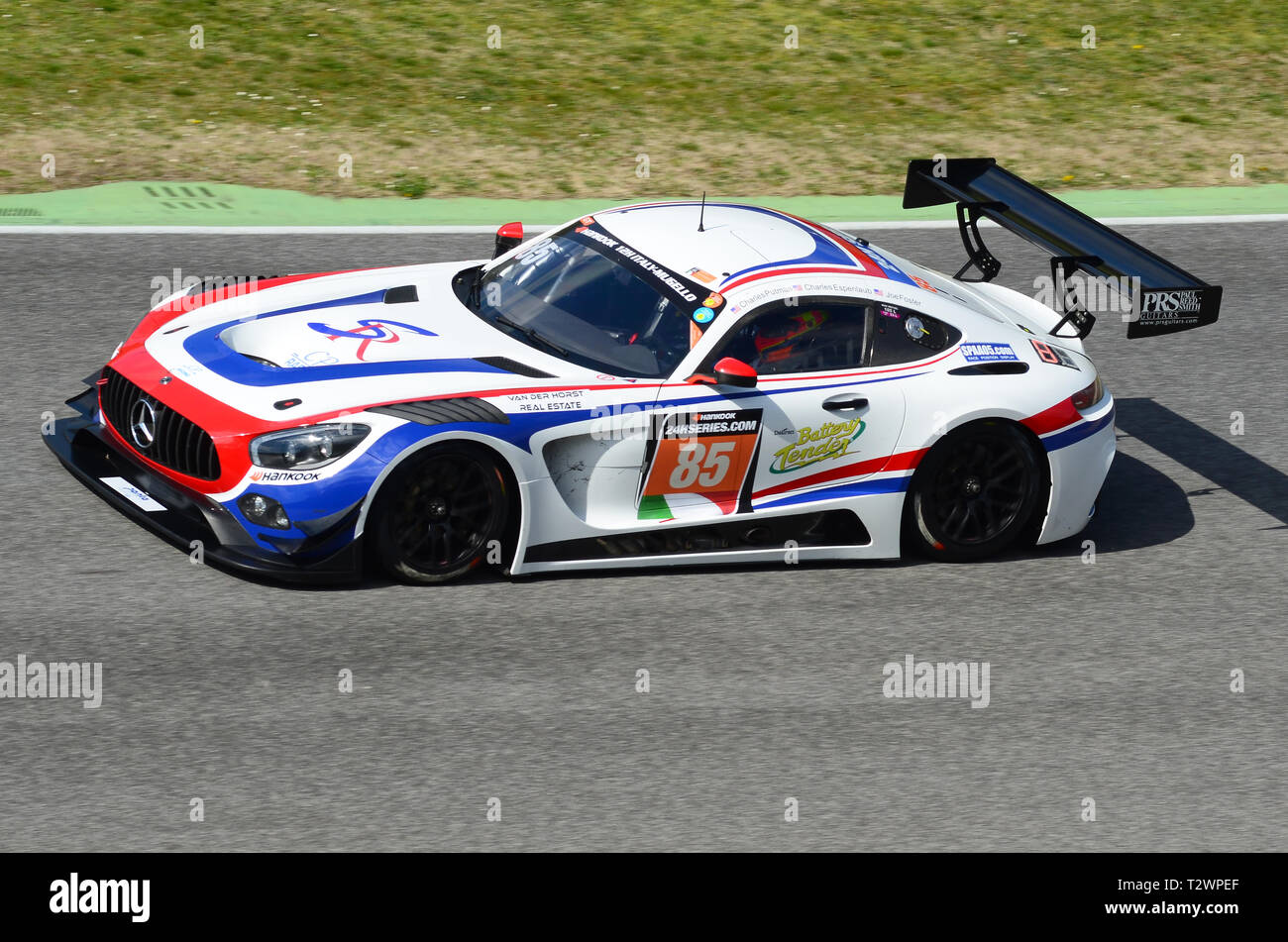 Italy - 29 March, 2019: Mercedes-AMG GT3 of CP Racing United States ...