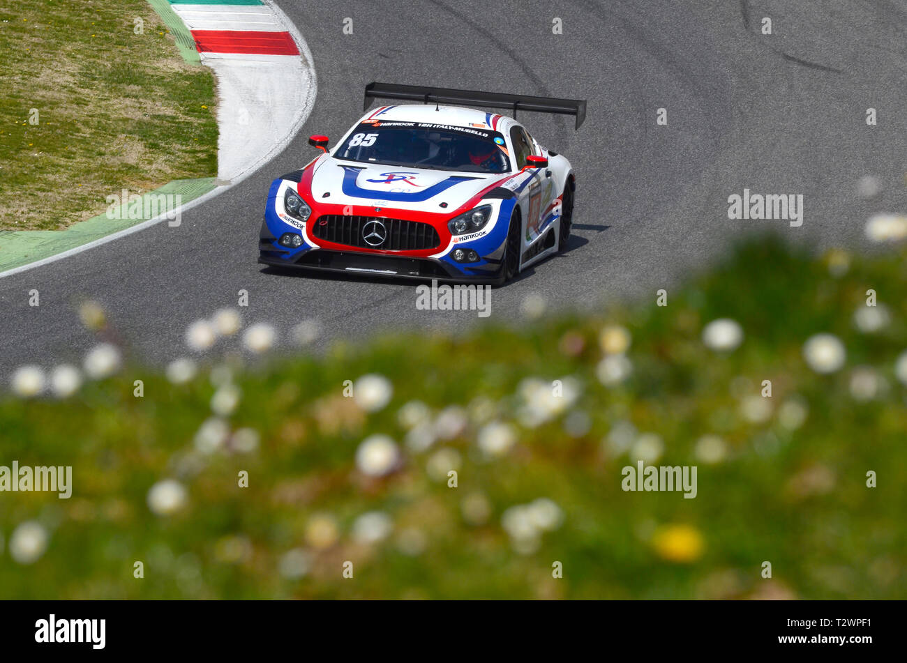 Italy - 29 March, 2019: Mercedes-AMG GT3 of CP Racing United States ...