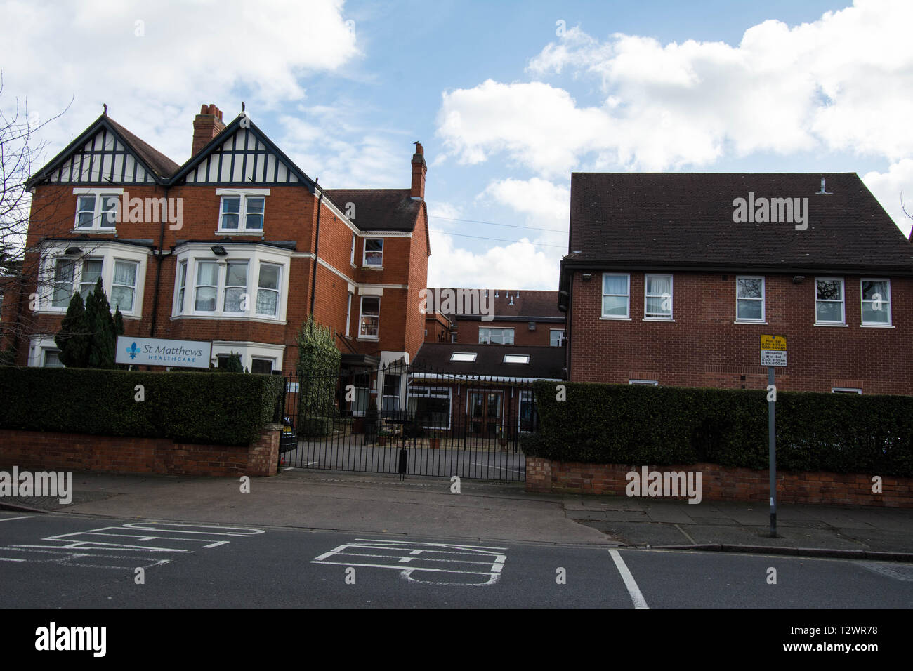 gates to Patient care St Mathews nursing home Kettering Road