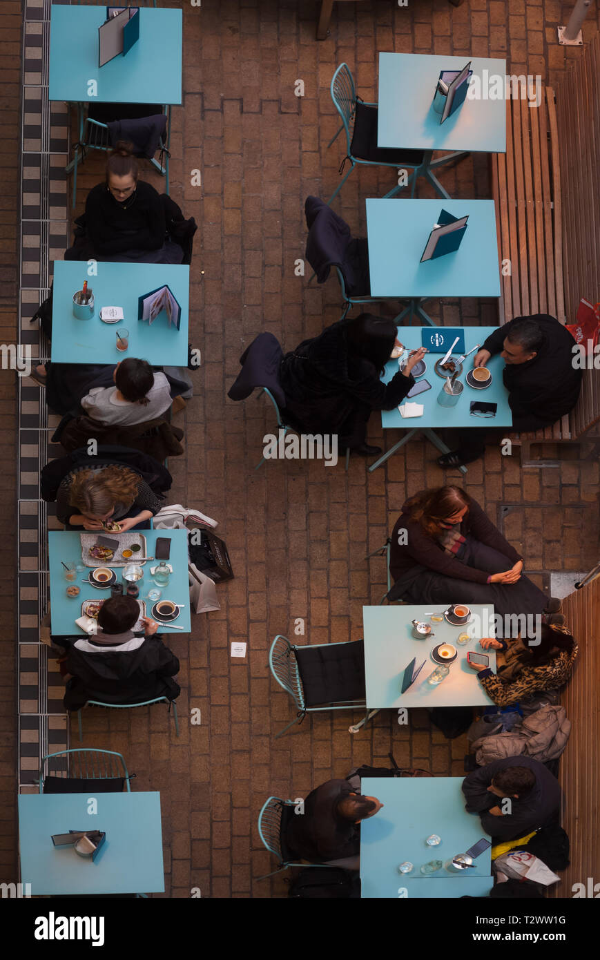 Covent Garden cafe Stock Photo - Alamy