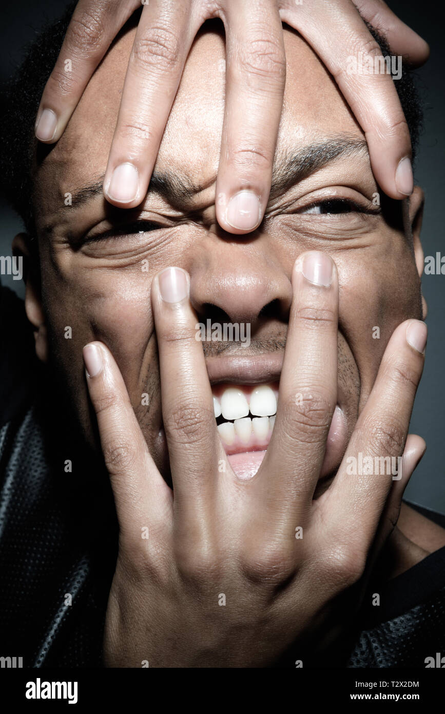 portraits of a young black men Stock Photo - Alamy
