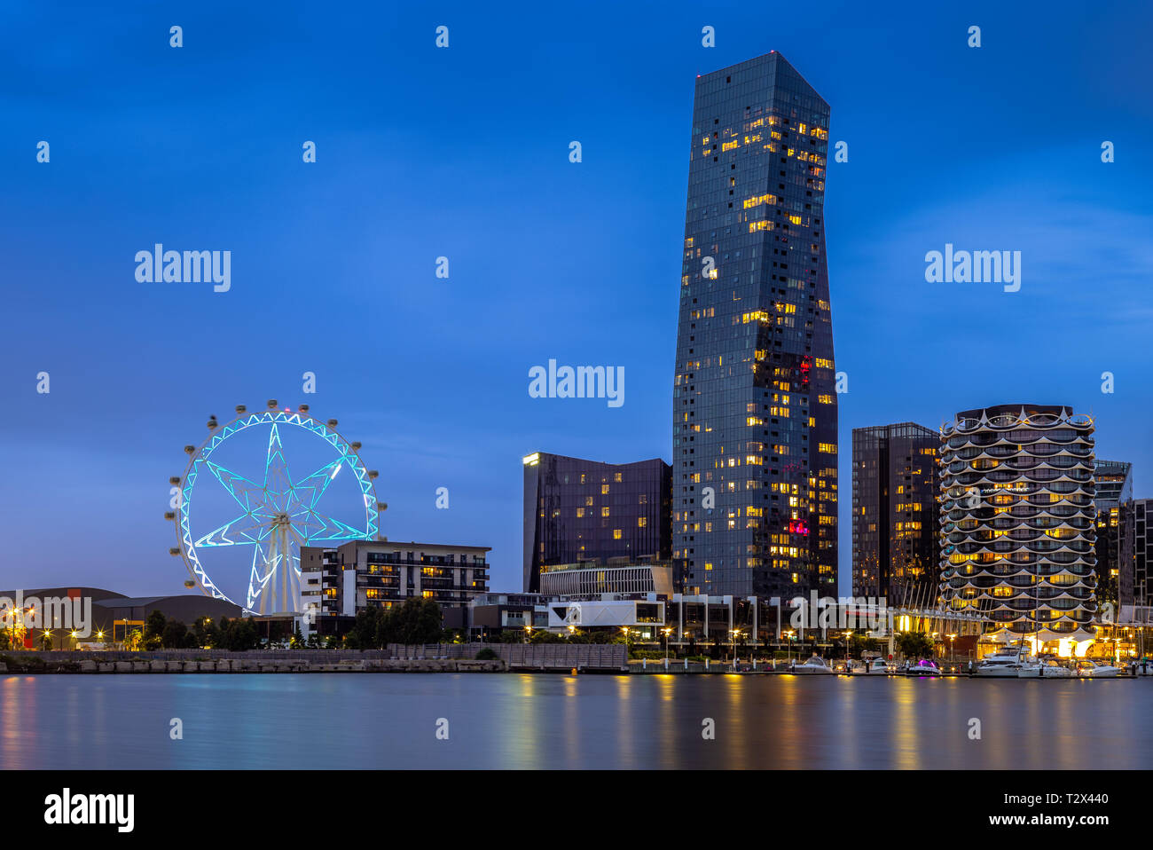 melbourne city business district (cbd), australia Stock Photo