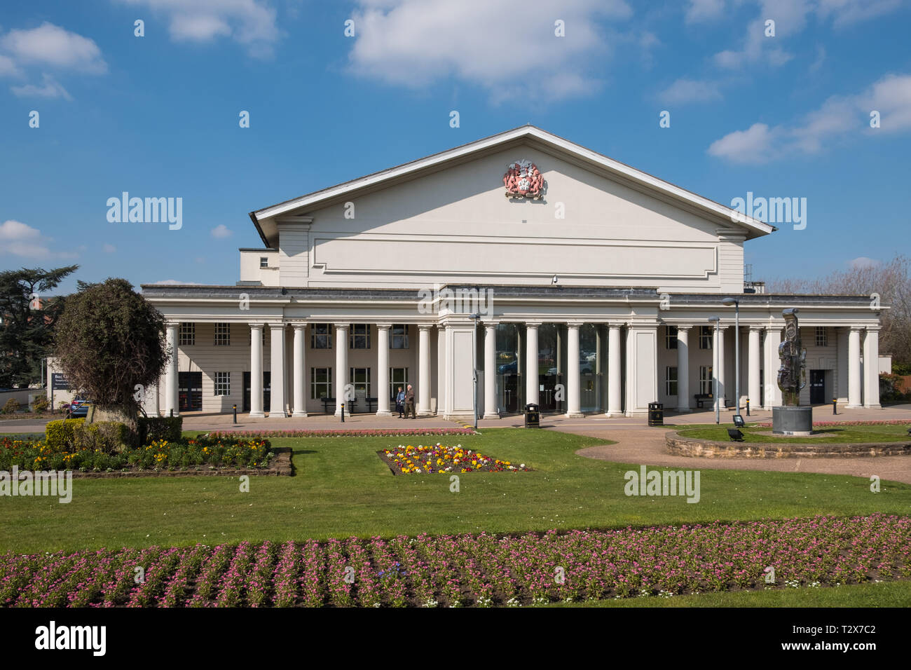 The De Montfort Hall live music and entertainment venue in Leicester, UK Stock Photo