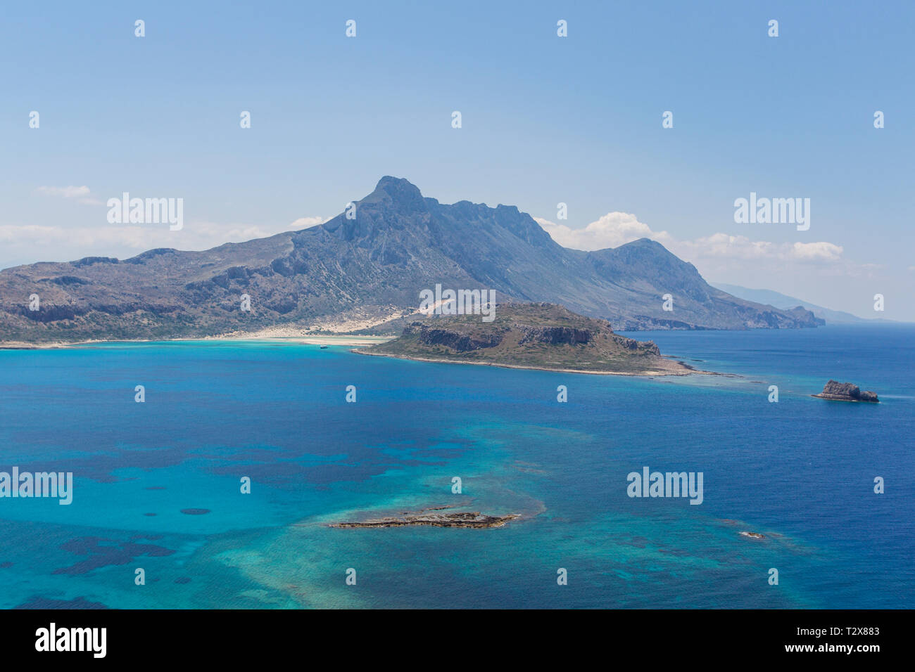 Balos Strand, Balos Beach Stock Photo