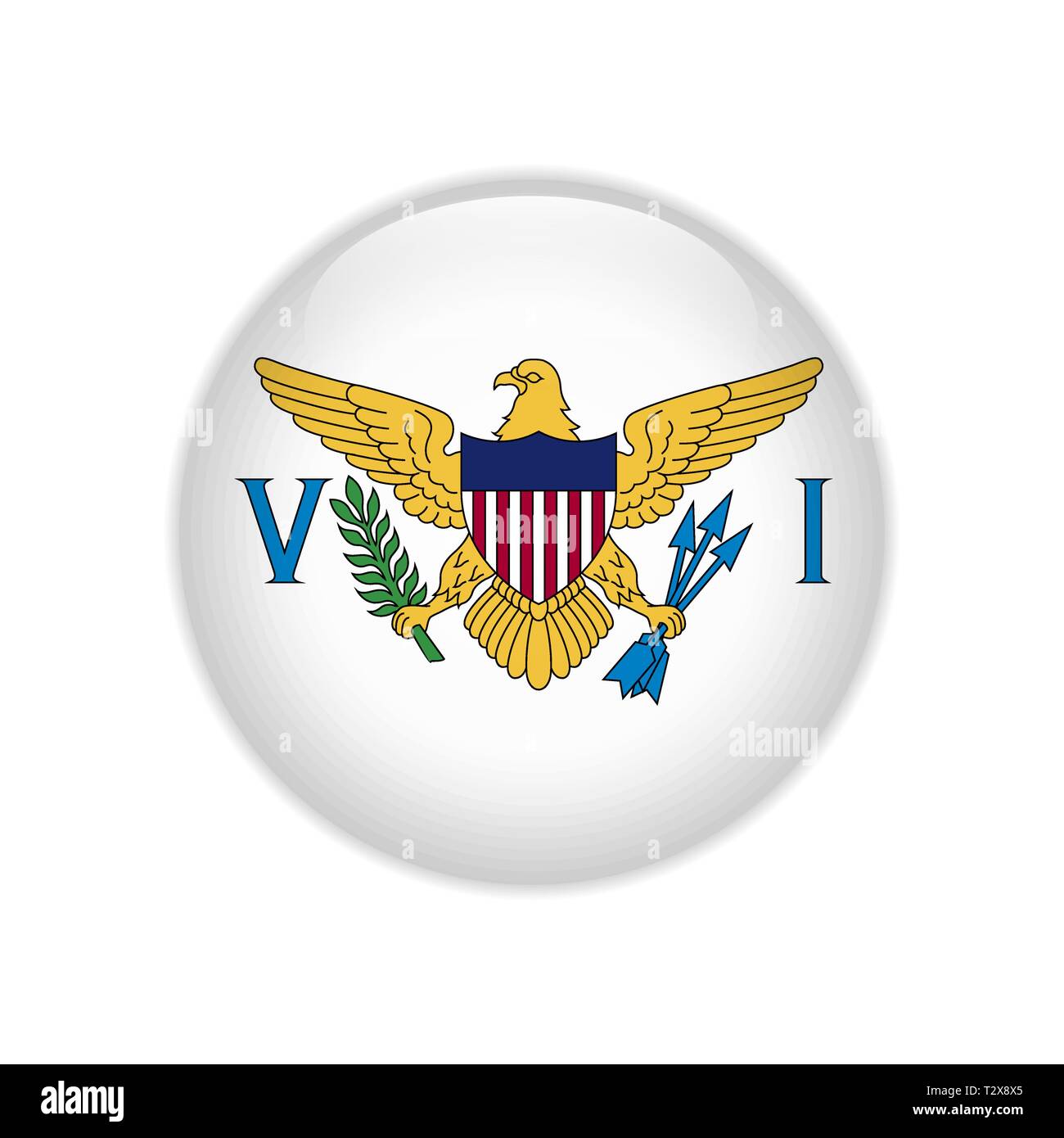 Country flag button Stock Vector Image & Art - Alamy