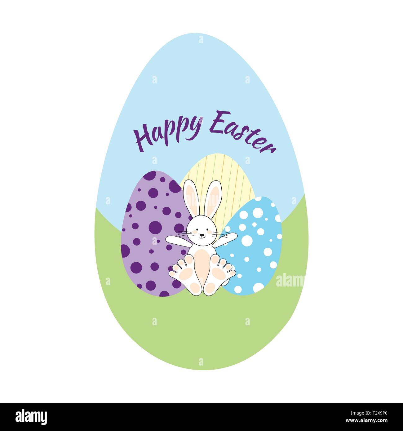 Happy Easter Bunny Stock Vector