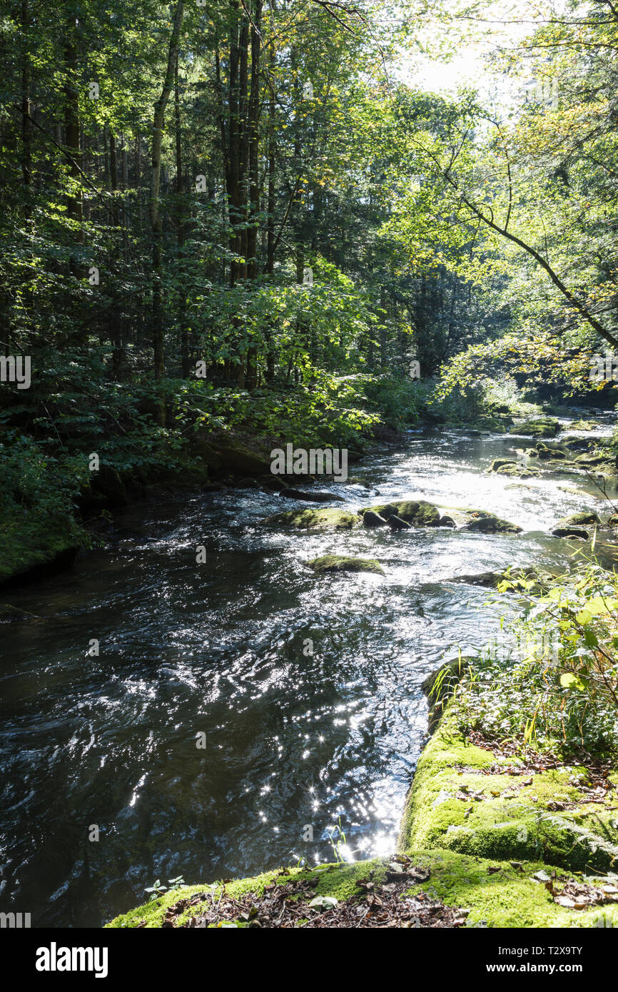 Baernloch-Wanderweg Stock Photo