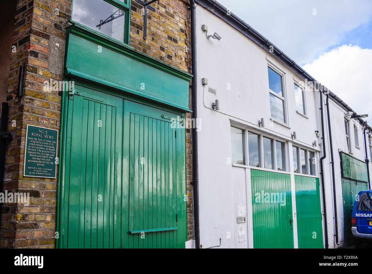 Royal Mews properties, formally coach houses serving Royal