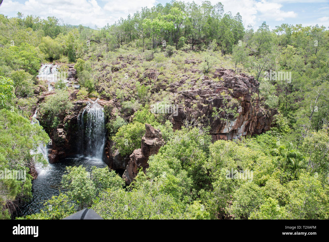 Stunning Florence Falls with cascading plunge segmented waterfalls at ...