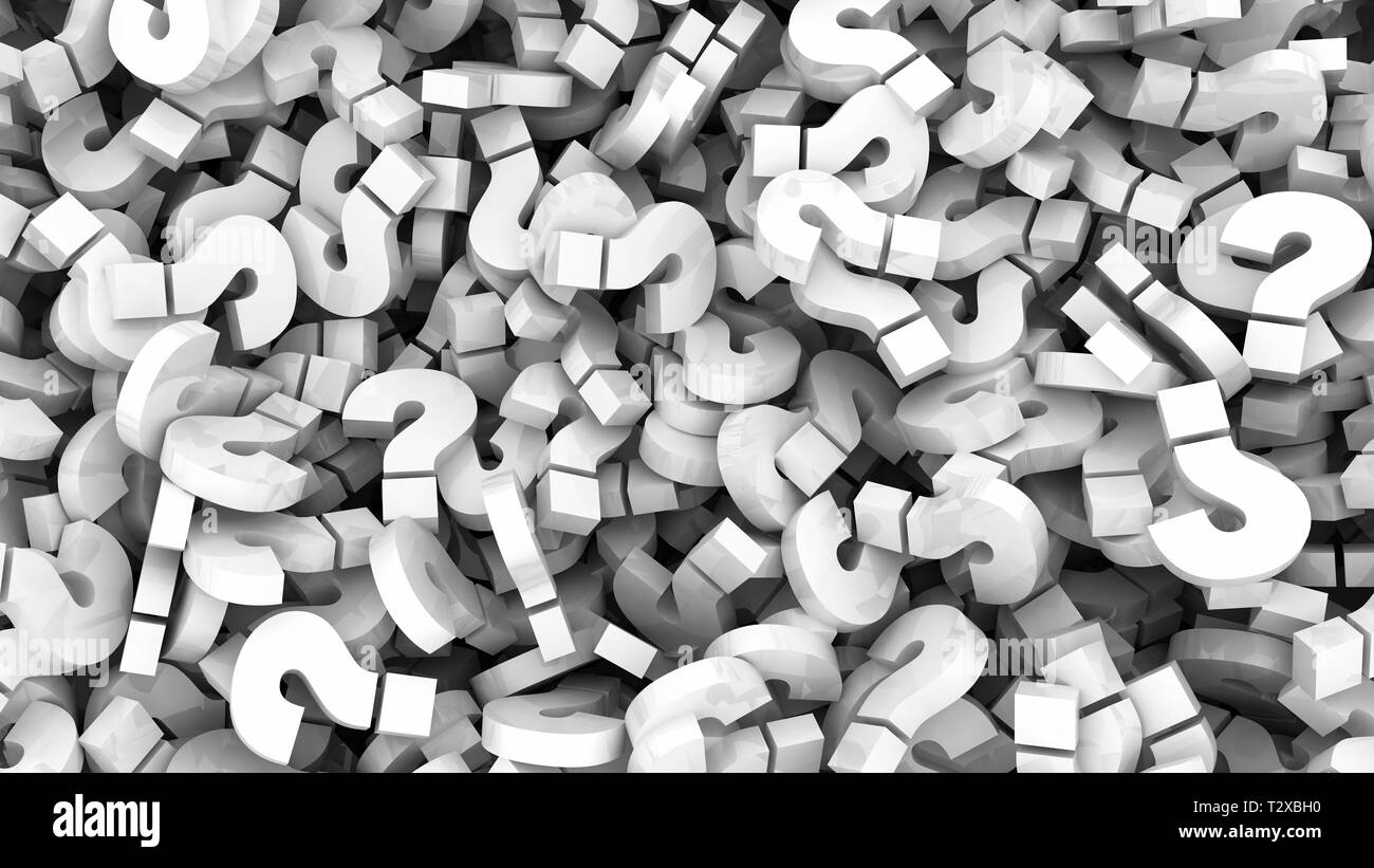 Black Question Marks Background