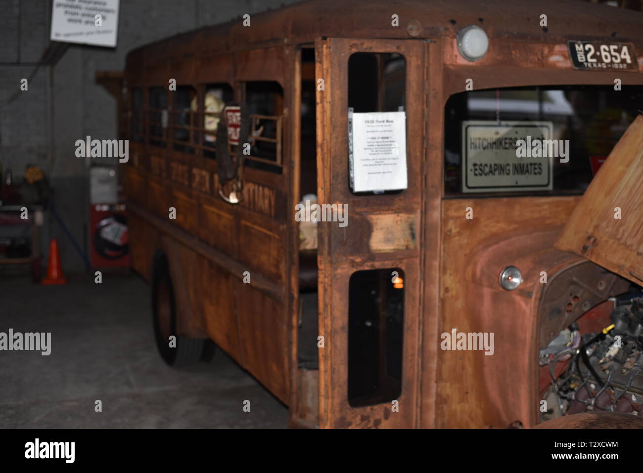 Antique Bus Stock Photo