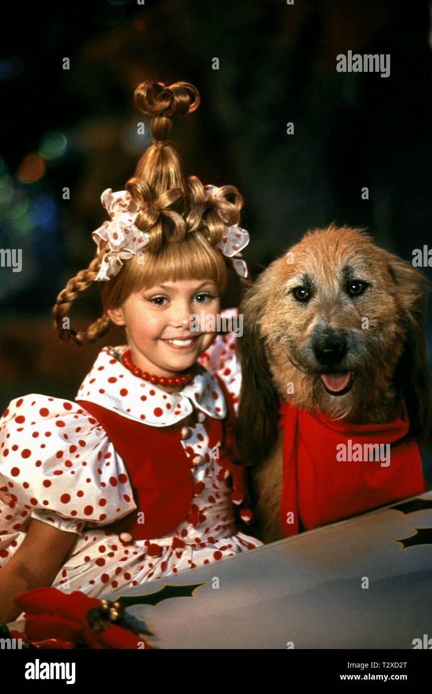TAYLOR MOMSEN, MAX THE DOG, HOW THE GRINCH STOLE CHRISTMAS, 2000 Stock  Photo - Alamy