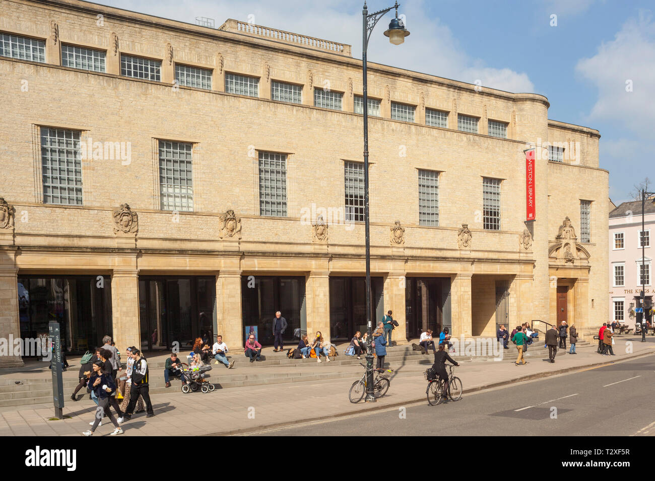 The Weston Library in Broad Street, Oxford Stock Photo