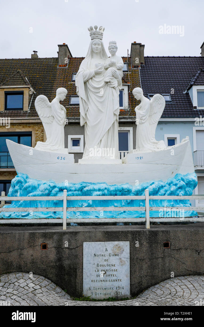 Notre Dame De Boulogne Quai De La Vierge Le Portel Hauts De France France Stock Photo Alamy Notre Dame De Boulogne Quai De La Vierge Le Portel Hauts De France France Stock Photo Alamy