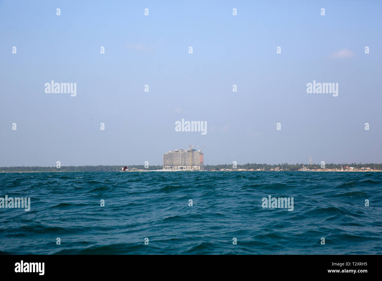 Laccadive Sea at Negombo, Sri Lanka Stock Photo