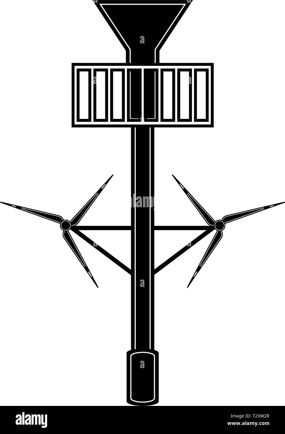 Wind power plant icon. Vector illustration design Stock Vector Image ...