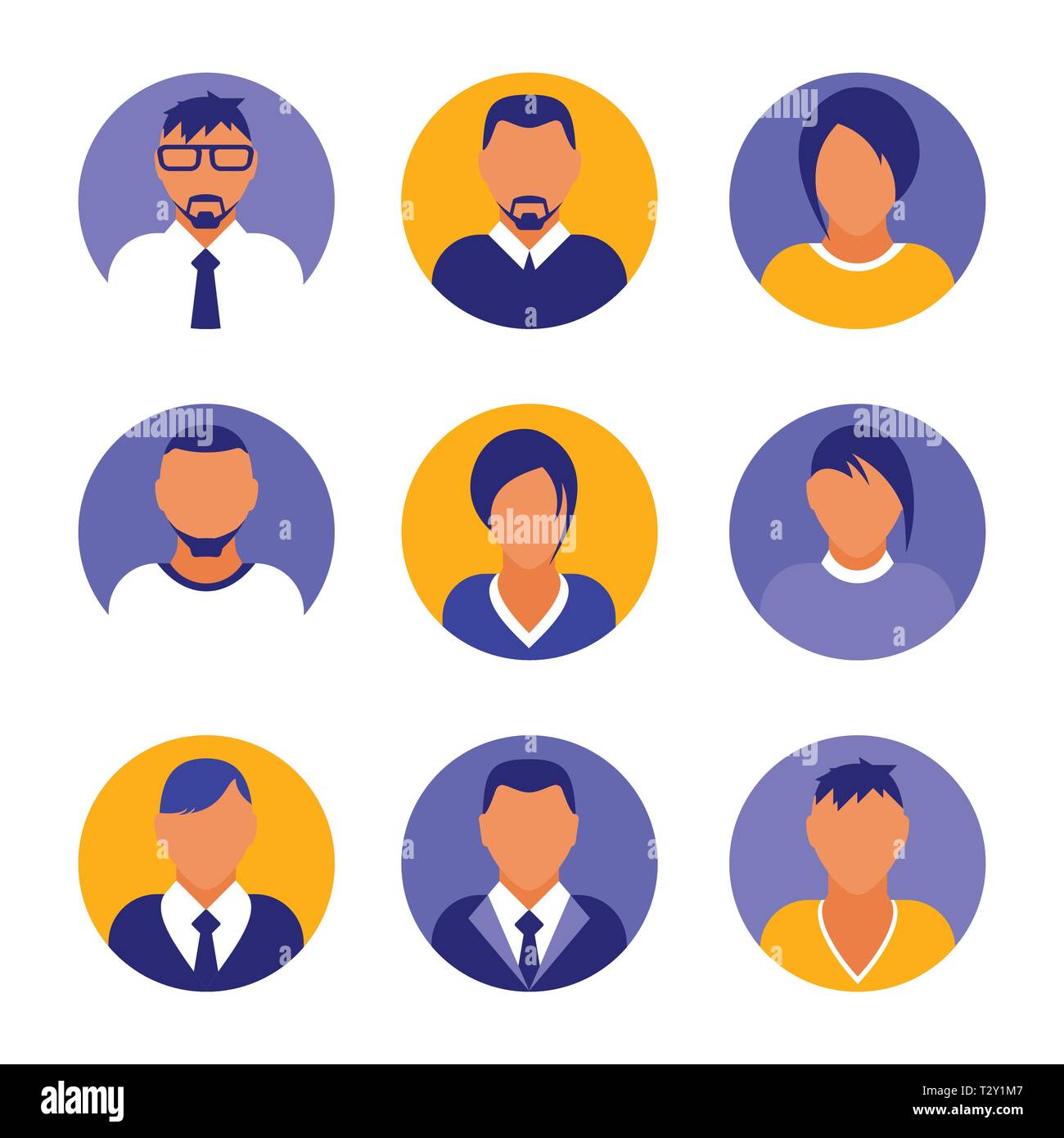Flat modern purple minimal avatar icons Business concept global communication Web site user profile Social media network elements Stock Vector Image Art Alamy #23 Flat modern purple minimal avatar icons Business concept global communication Web site user profile Social media network elements Stock Vector Image Art Alamy