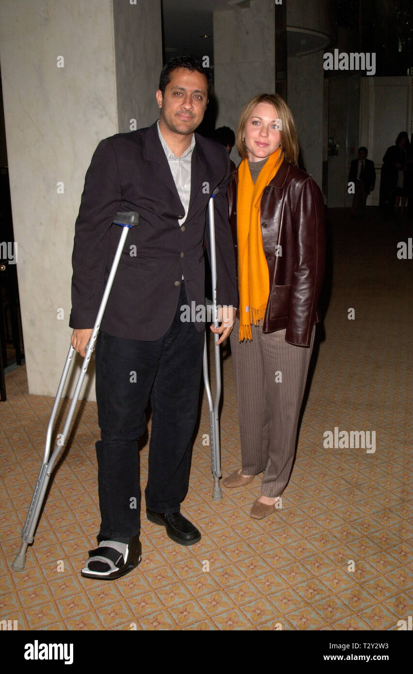 LOS ANGELES, CA. February 10, 2000:  'The Practice' star KELLI WILLIAMS & husband AJAY SAHGAL at the Tourettes Syndrome Awards Dinner in Beverly Hills. The dinner was to raise financial support and awareness of the neurobiological disorder.                  © Paul Smith / Featureflash Stock Photo