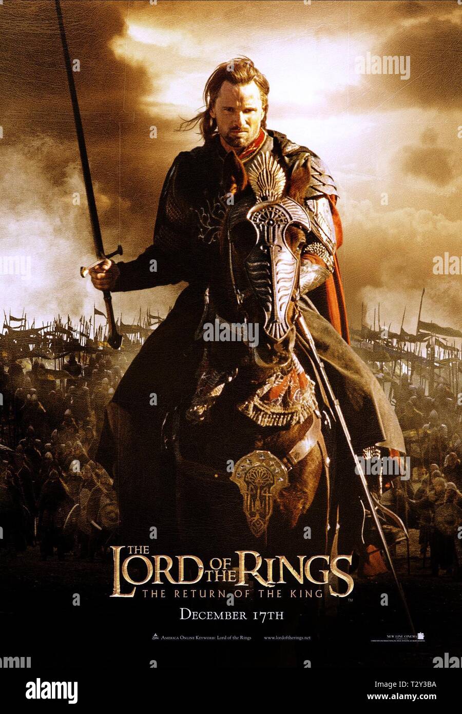 VIGGO MORTENSEN, THE LORD OF THE RINGS: THE RETURN OF THE KING, 2003 Stock  Photo - Alamy
