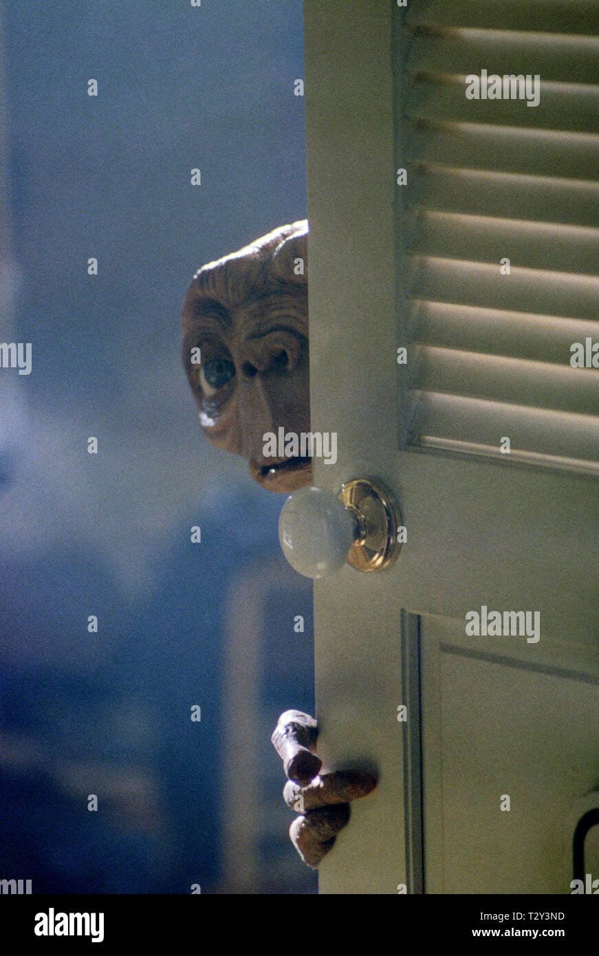 THE ALIEN, E.T. THE EXTRA-TERRESTRIAL, 1982 Stock Photo