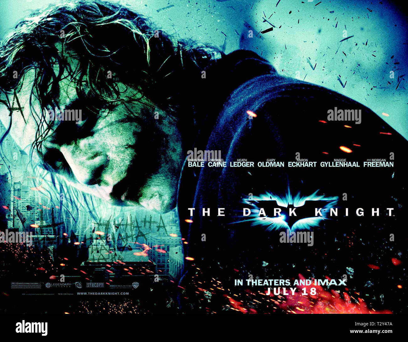 The Dark Knight Poster Film High Resolution Stock Photography And