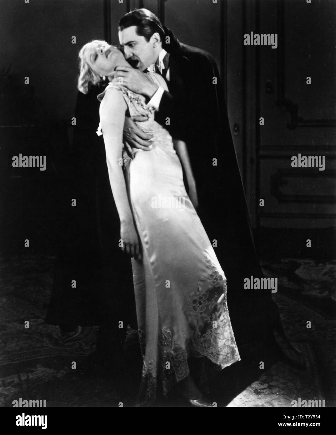 Helen Chandler Bela Lugosi Dracula 1931 Stock Photo Alamy