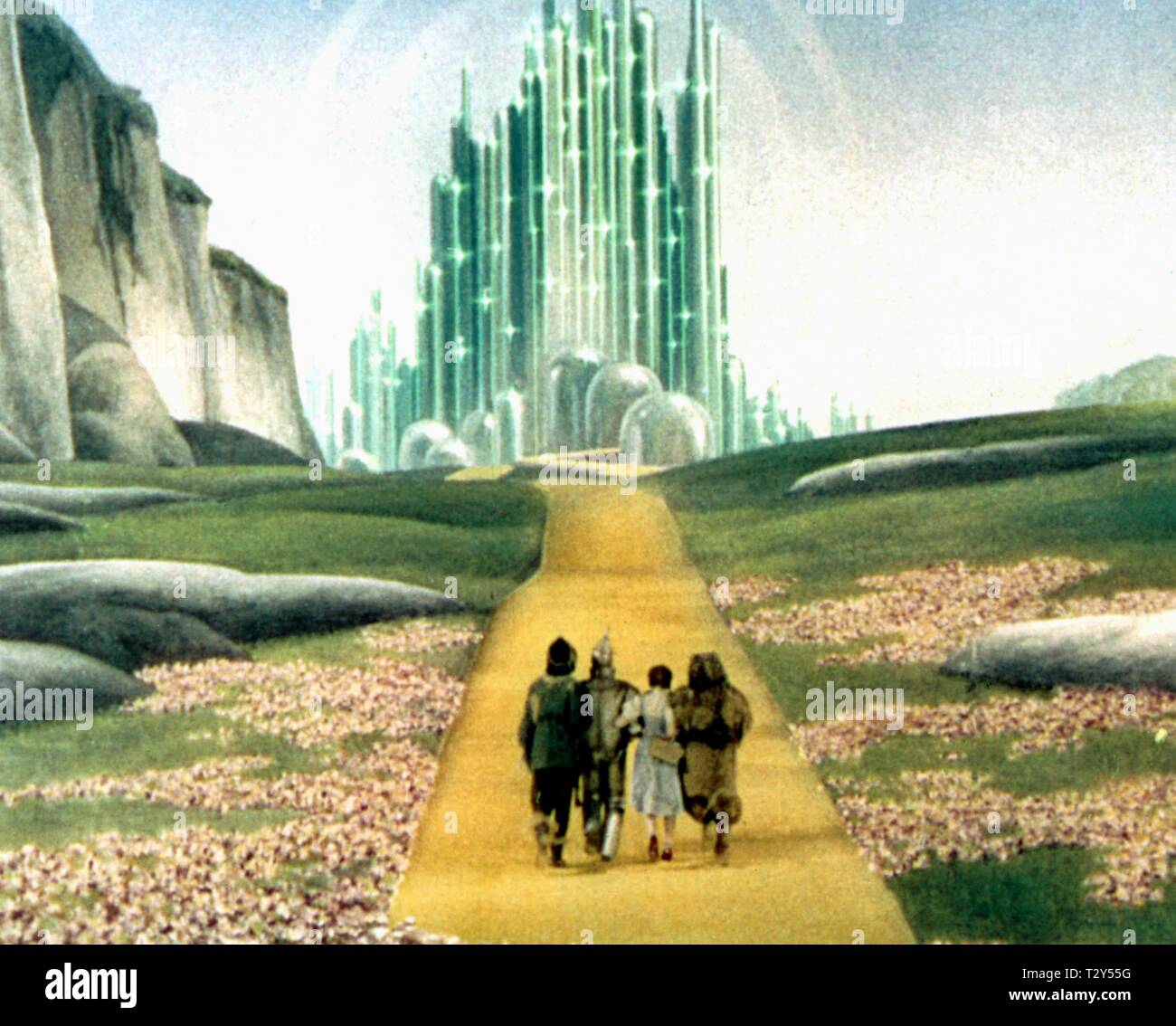 THE YELLOW BRICK ROAD, THE WIZARD OF OZ, 1939 Stock Photo