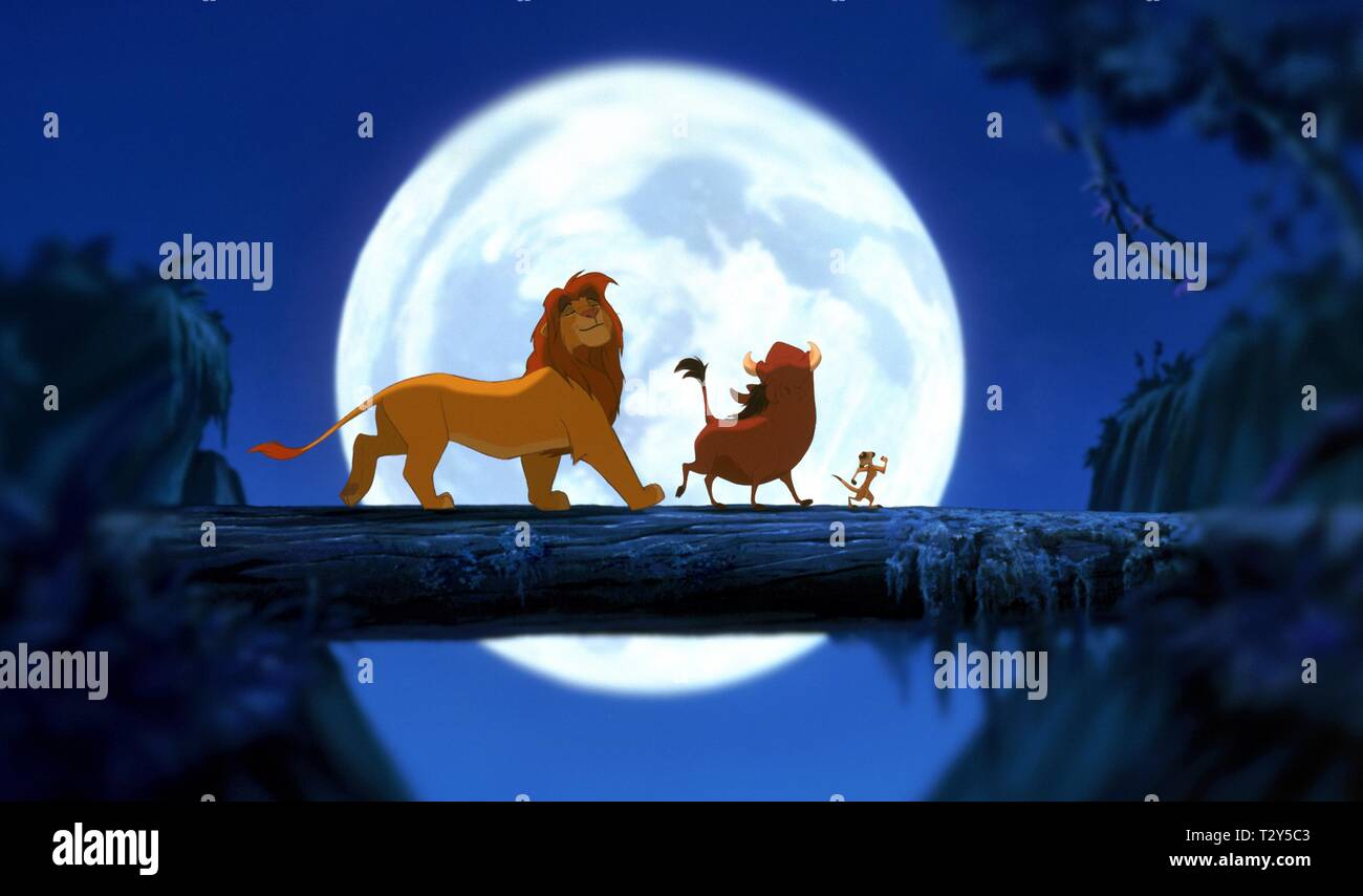 Simba Pumbaa Timon The Lion King 1994 Stock Photo Alamy