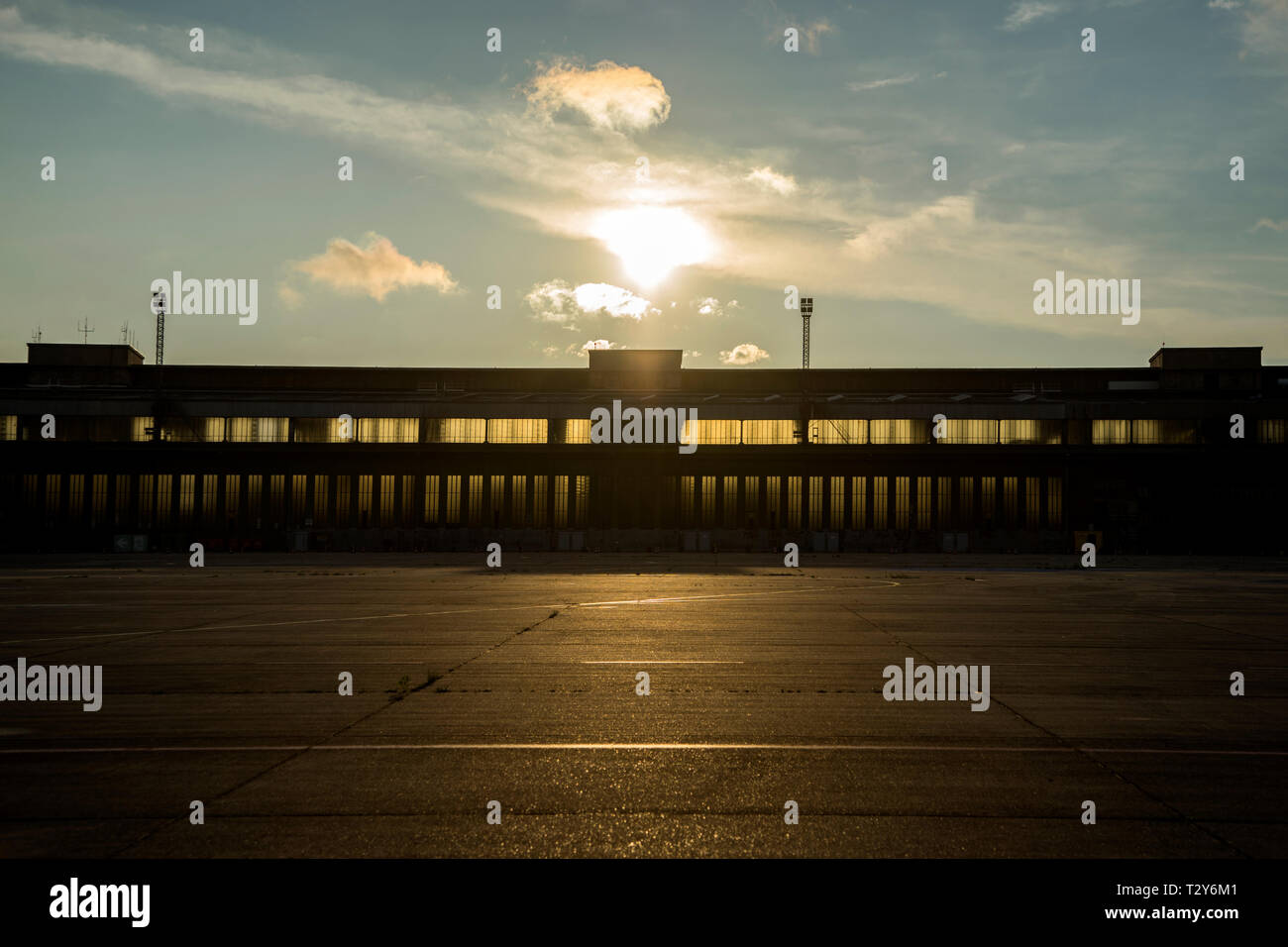 Tempelhof Airport Stock Photo