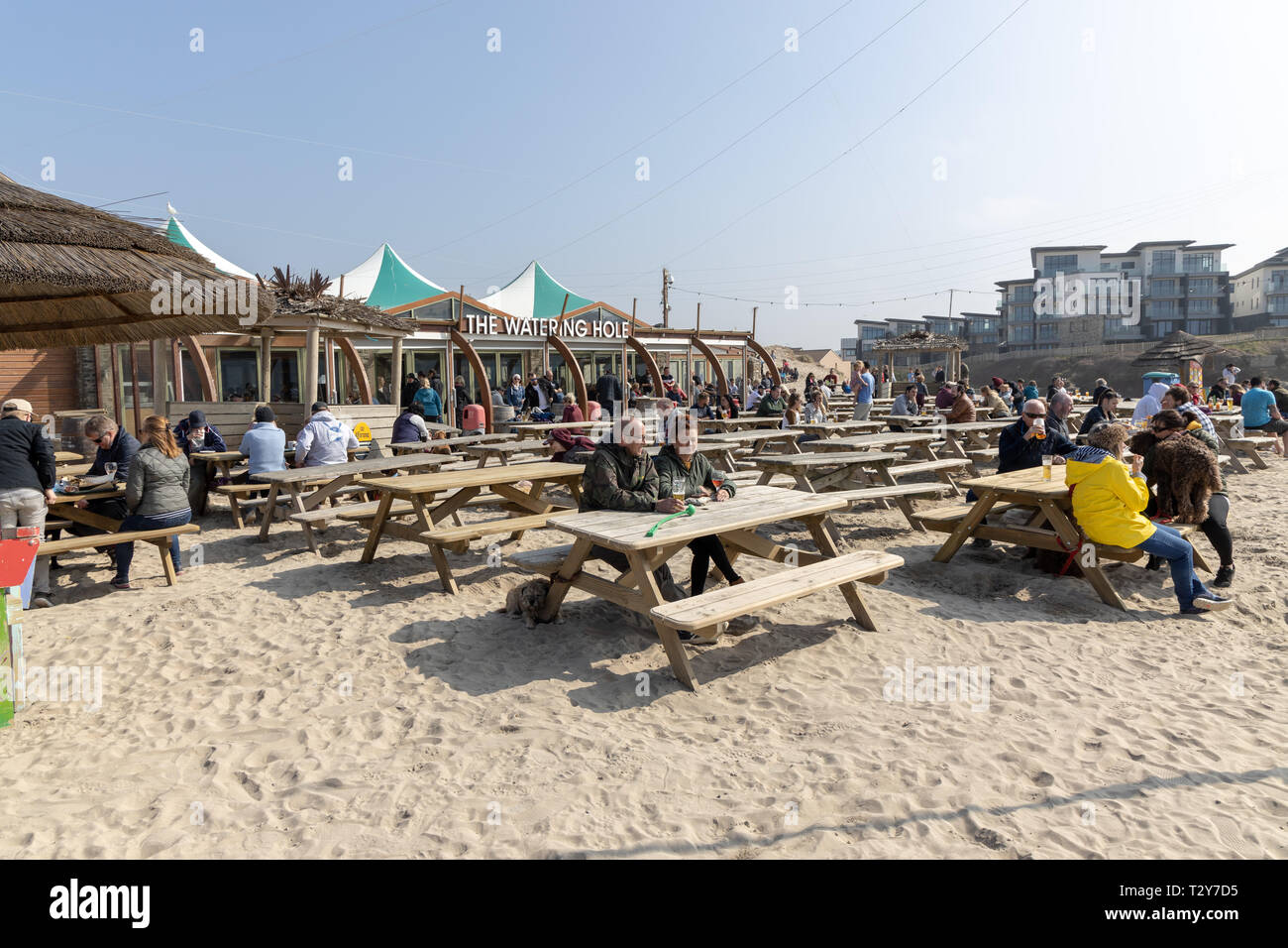 Watering hole perranporth hires stock photography and images Alamy