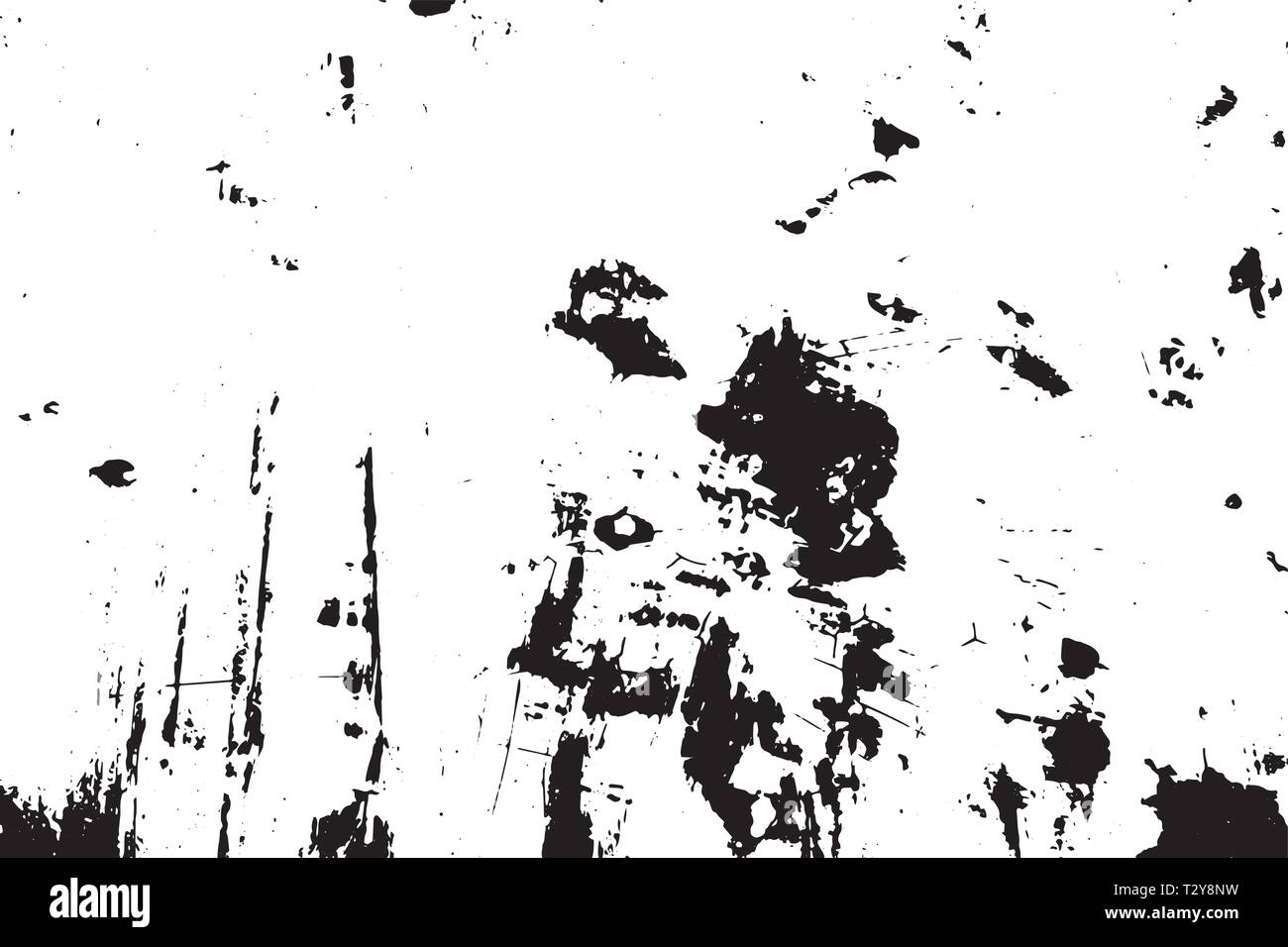 Black and white grunge urban texture vector with copy space. Abstract ...
