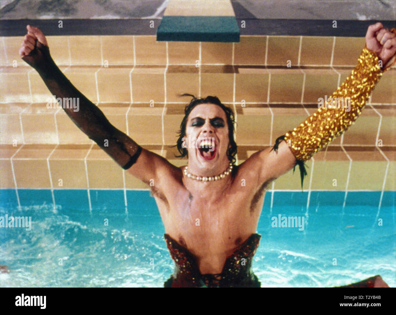 TIM CURRY, THE ROCKY HORROR PICTURE SHOW, 1975 Stock Photo