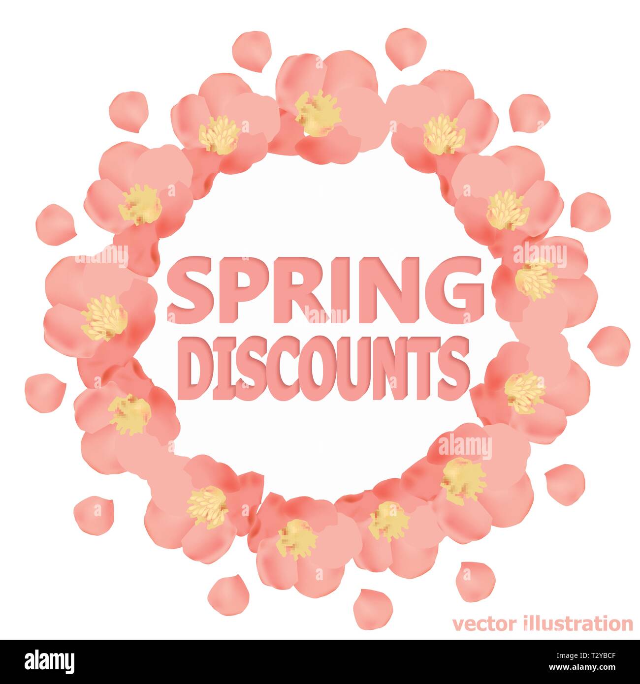 Bright spring discounts background. Background with beautiful colorful ...