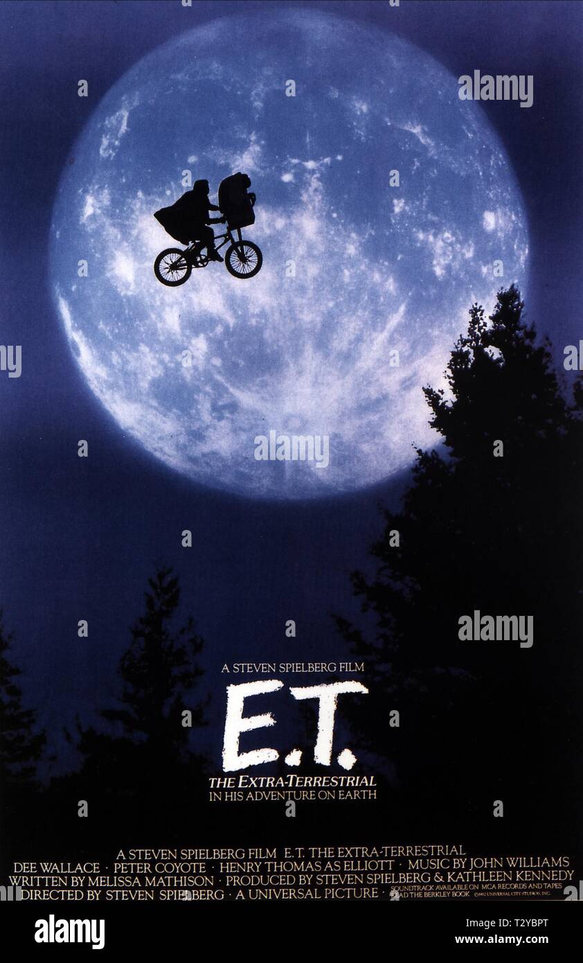 FILM POSTER E T THE EXTRA TERRESTRIAL 1982 Stock Photo Alamy