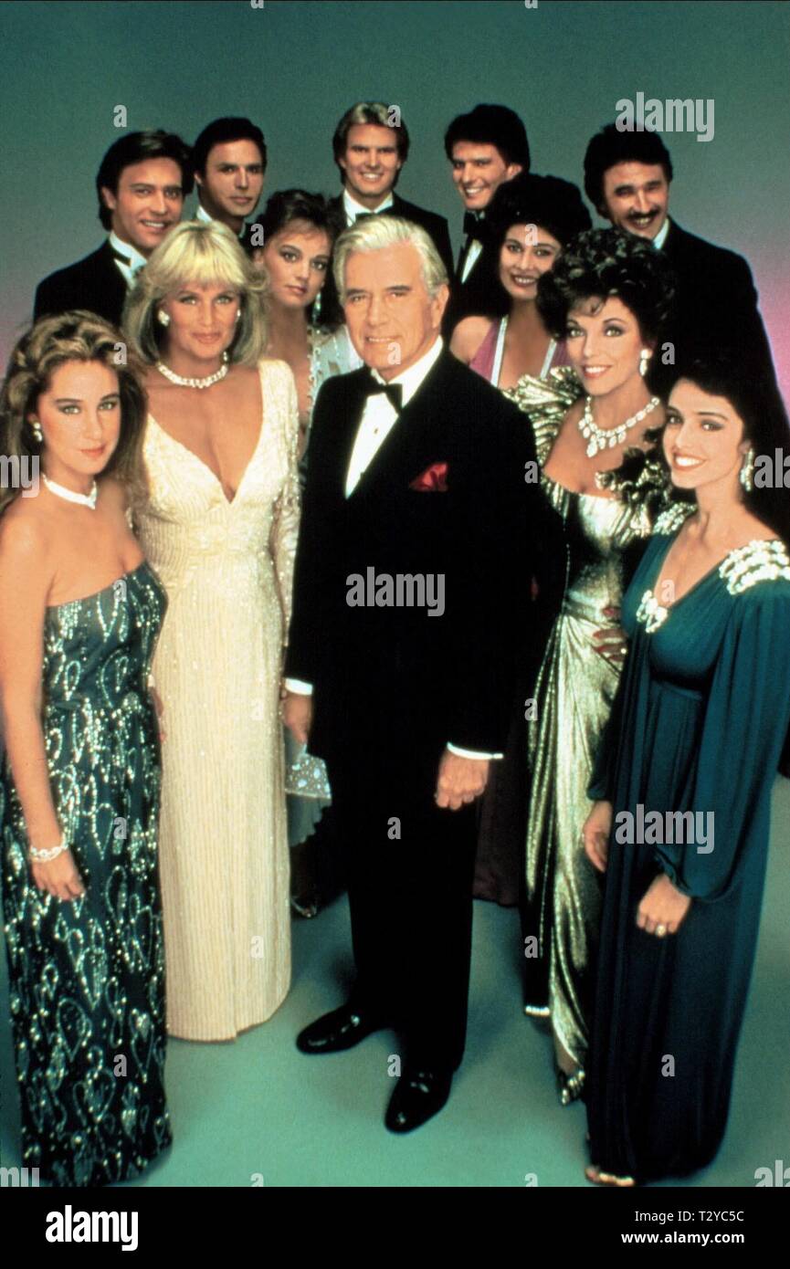 LINDA EVANS, JOHN FORSYTHE, JOAN COLLINS, DYNASTY, 1981 Stock Photo - Alamy