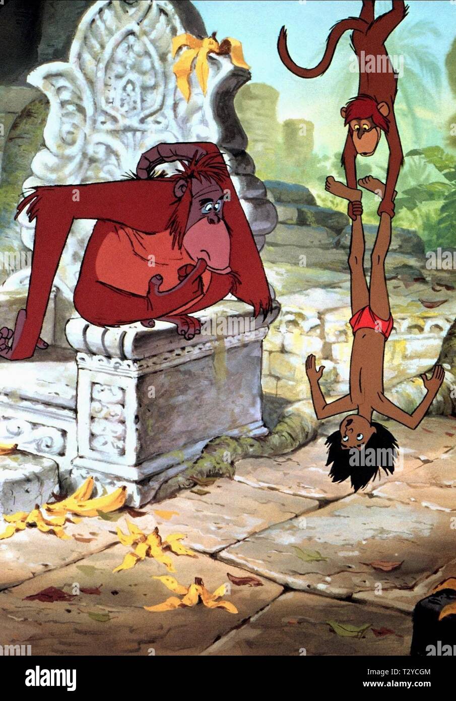 Ape King Loui Mowgli Monkey The Jungle Book 1967 Stock Photo
