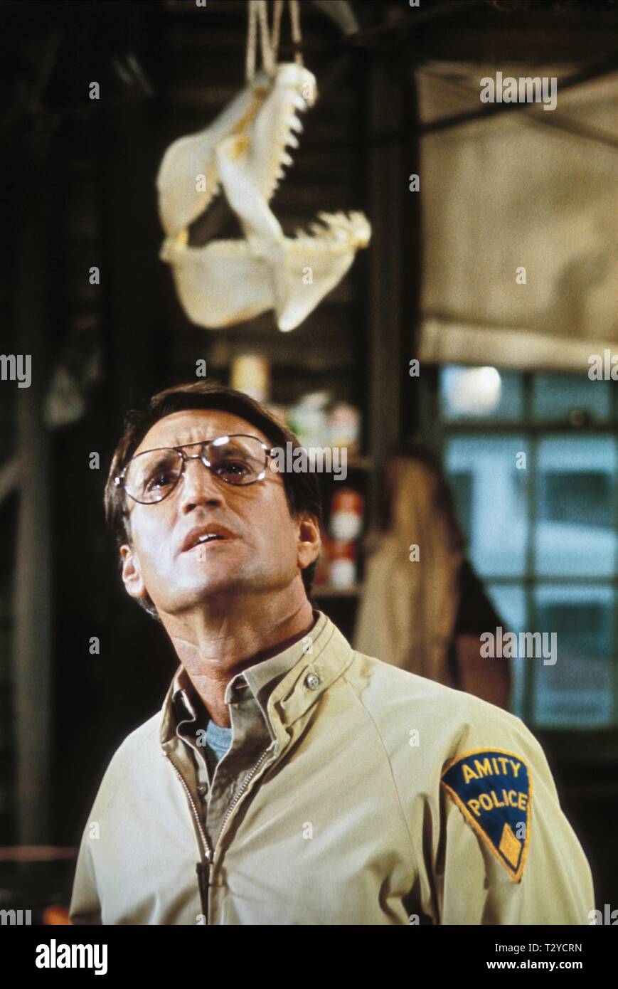 ROY SCHEIDER, JAWS, 1975 Stock Photo