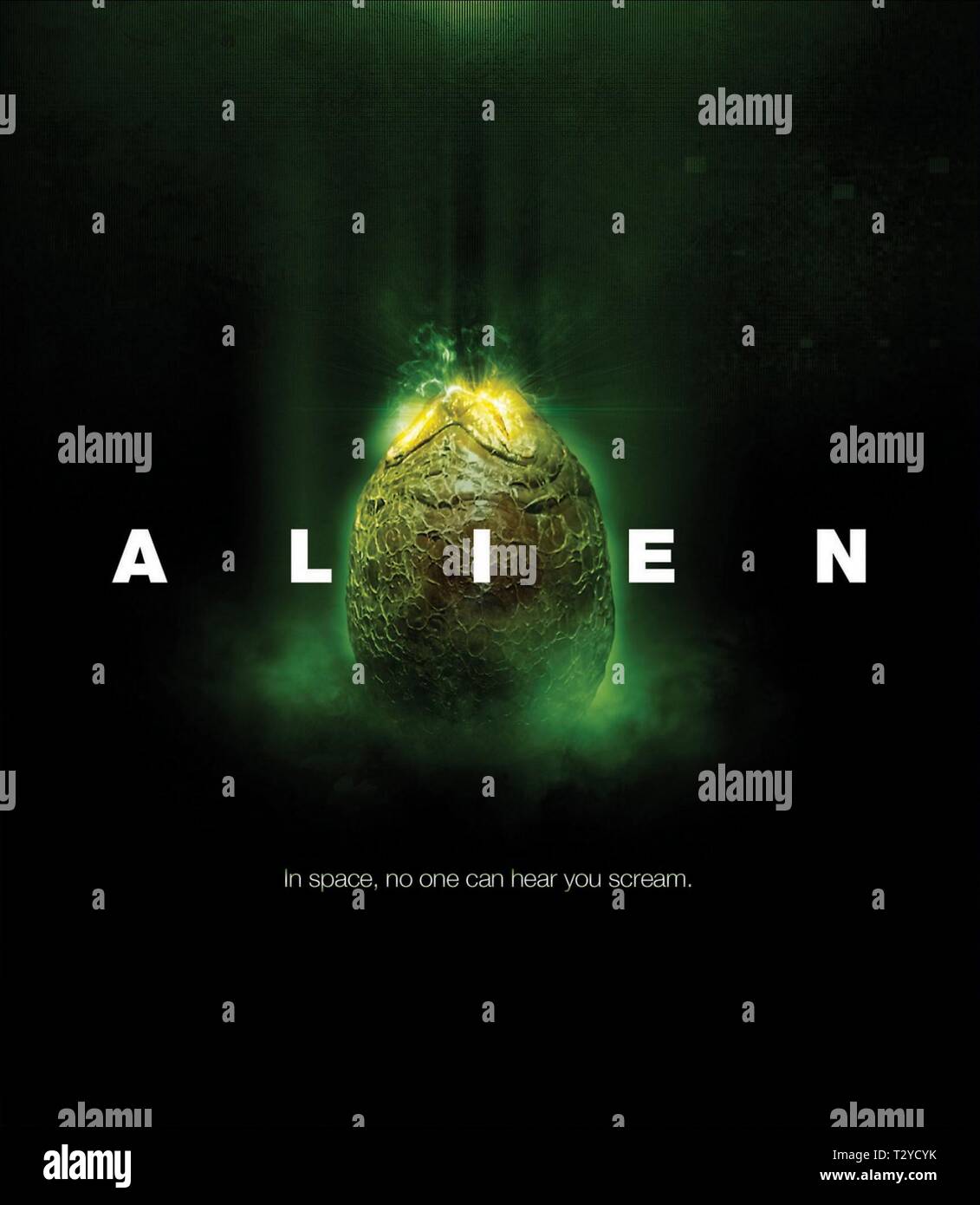 Alien Egg Poster Alien 1979 Stock Photo Alamy