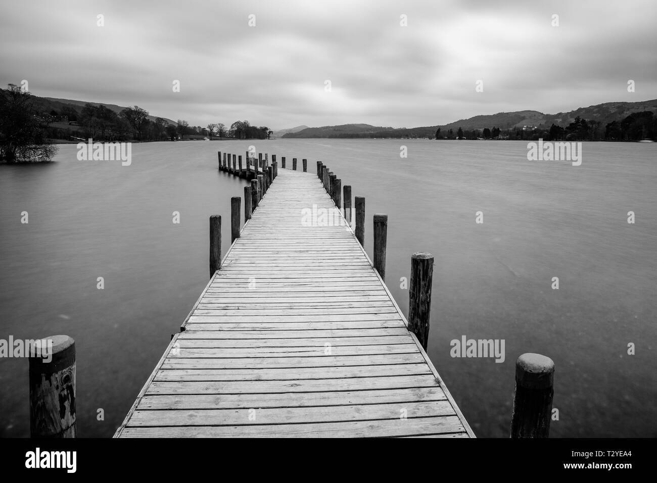 The Monk Coniston Jetty at the northern tip of Coniston Water is a