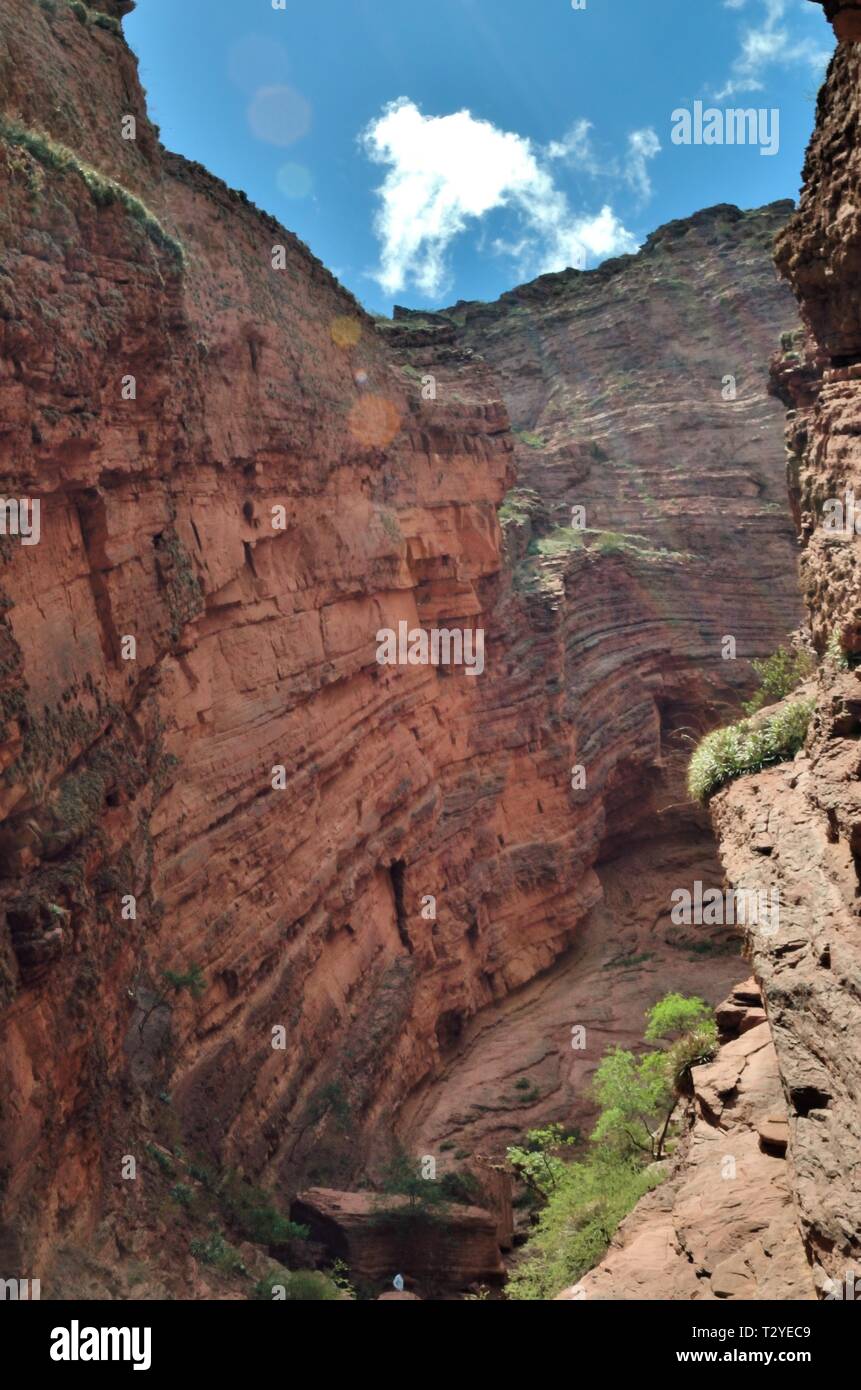 Devil throat, Argentina Stock Photo