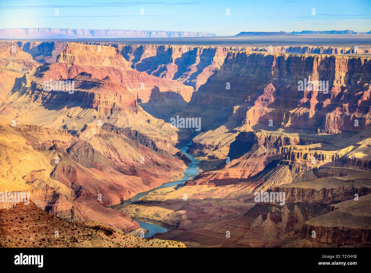 Canyon Landscape Gorge Of The Grand Canyon With Colorado River Eroded 