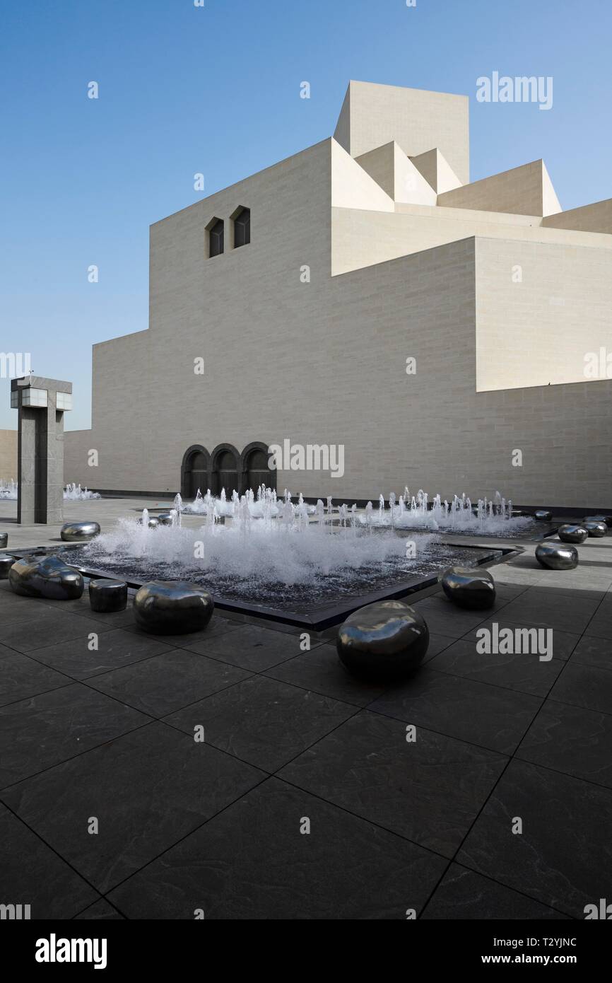 Museum of Islamic Art, architect I.M.Pei, Doha, Qatar Stock Photo