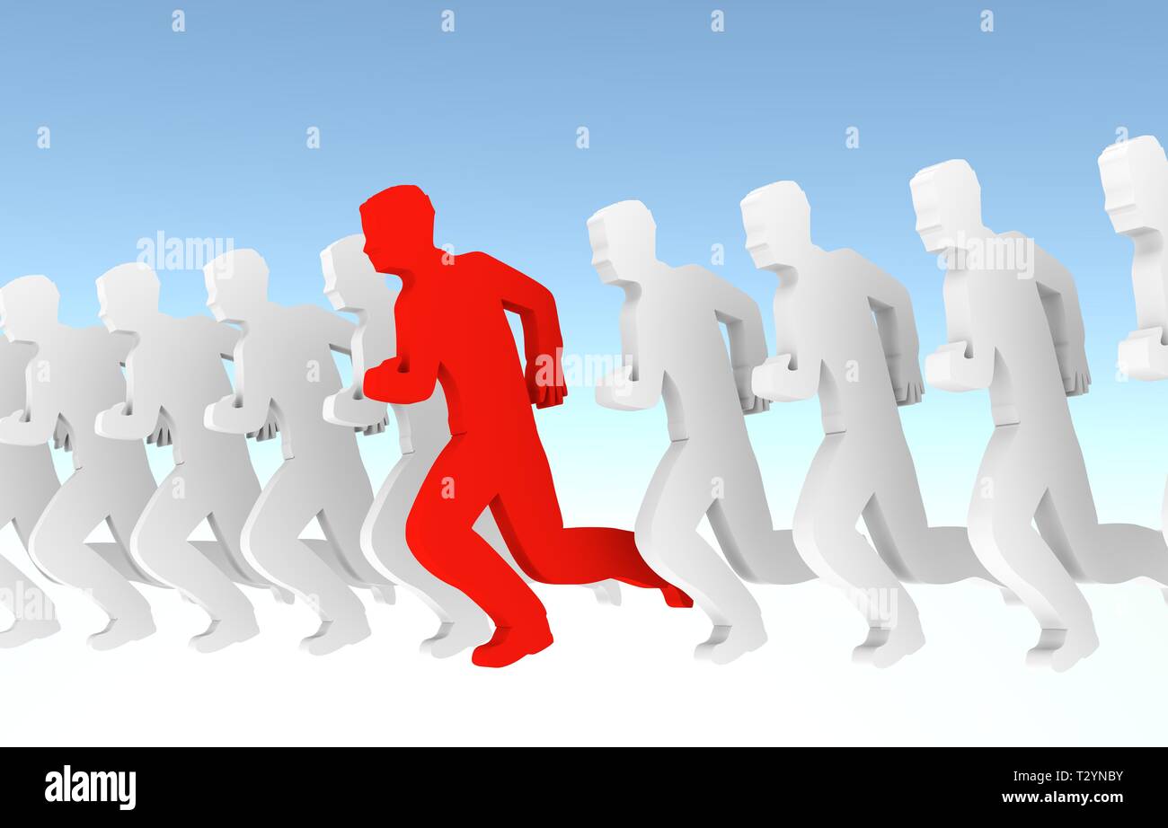 Unity team teamwork individualism hi-res stock photography and images ...