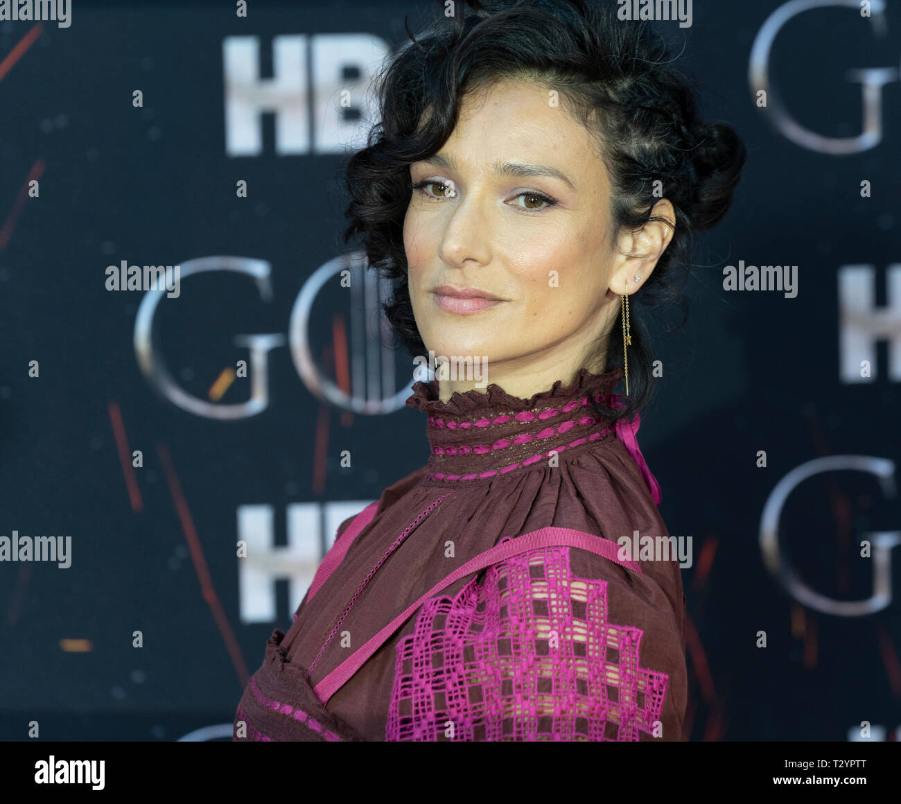 Indira Varma attends HBO Game of Thrones final season premiere at Radio